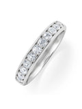 The Diamond Store half eternity ring 0.50ct lab diamond, UK version