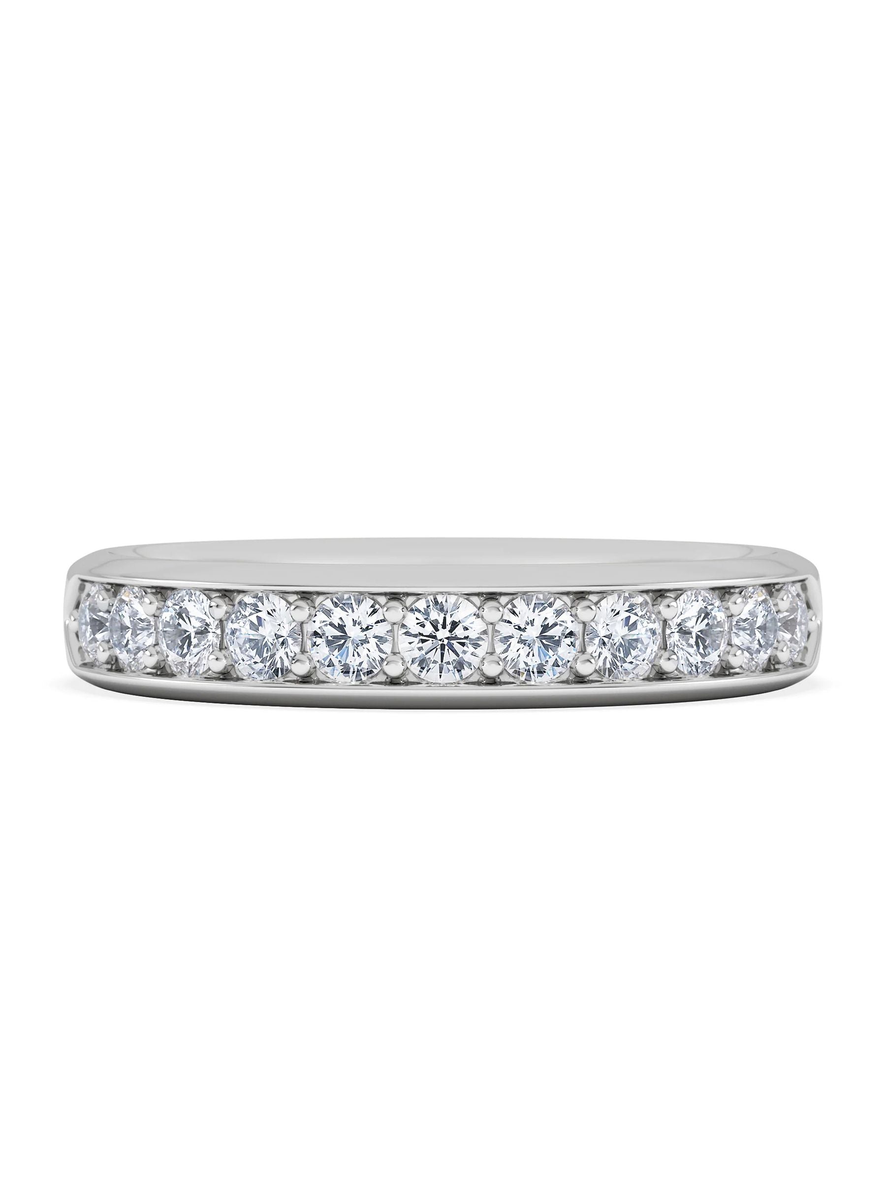 The Diamond Store half eternity ring 0.50ct lab diamond, UK version