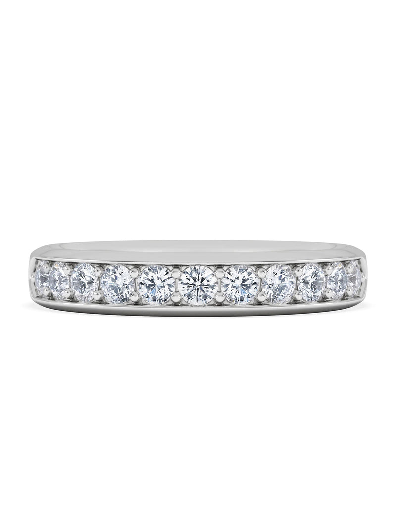 The Diamond Store half eternity ring 0.50ct lab diamond, UK version