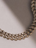 The Diamond Store white Cuban lab diamond bracelet 8.25 inch 0.50ct - British product