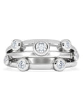 The Diamond Store lab diamond rain drop ring, UK version