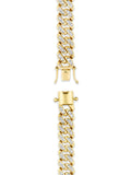 The Diamond Store Cuban link lab diamond necklace 16 inch, UK version