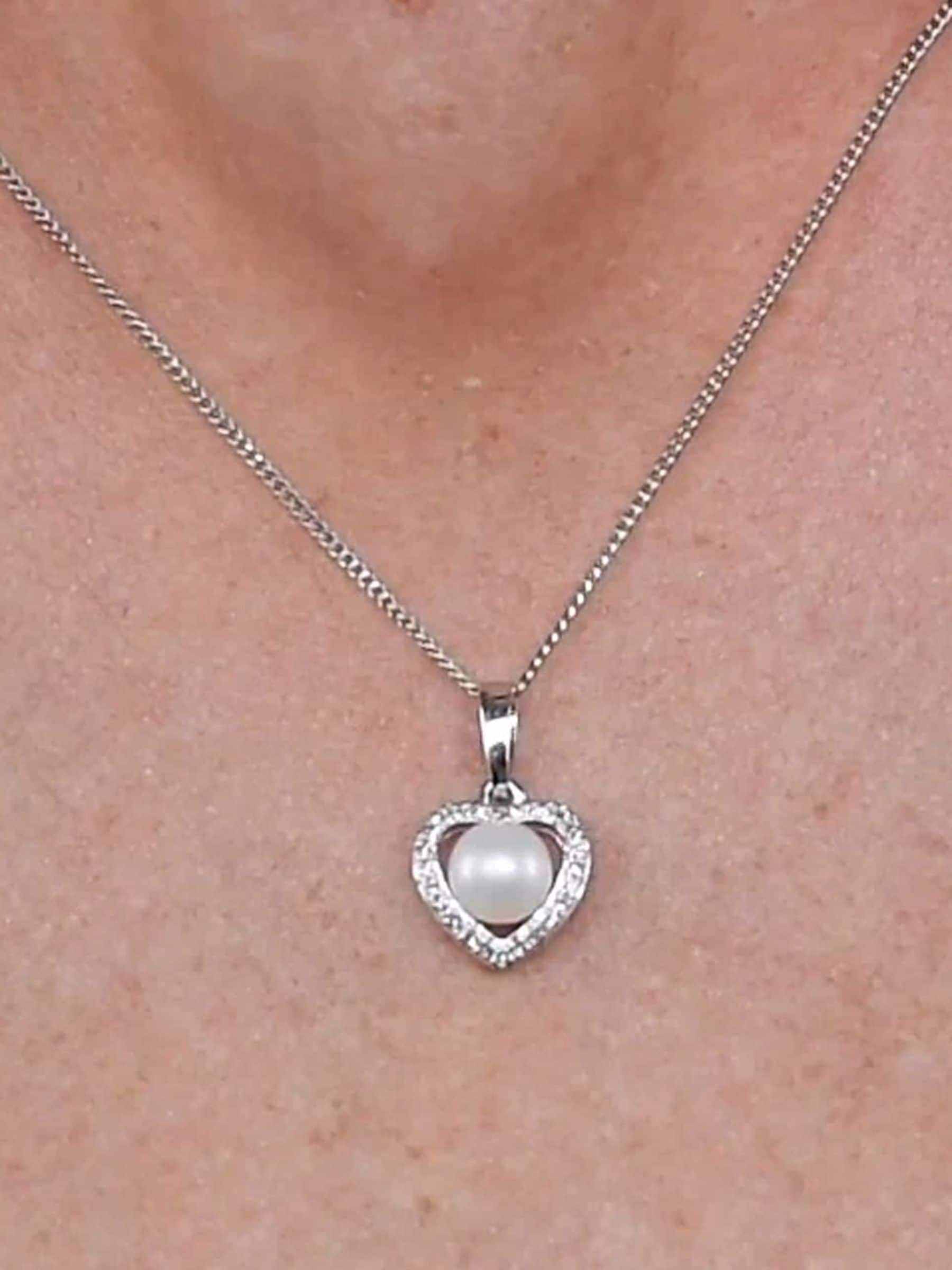 The Diamond Store Stellato pearl diamond pendant, imported from the UK