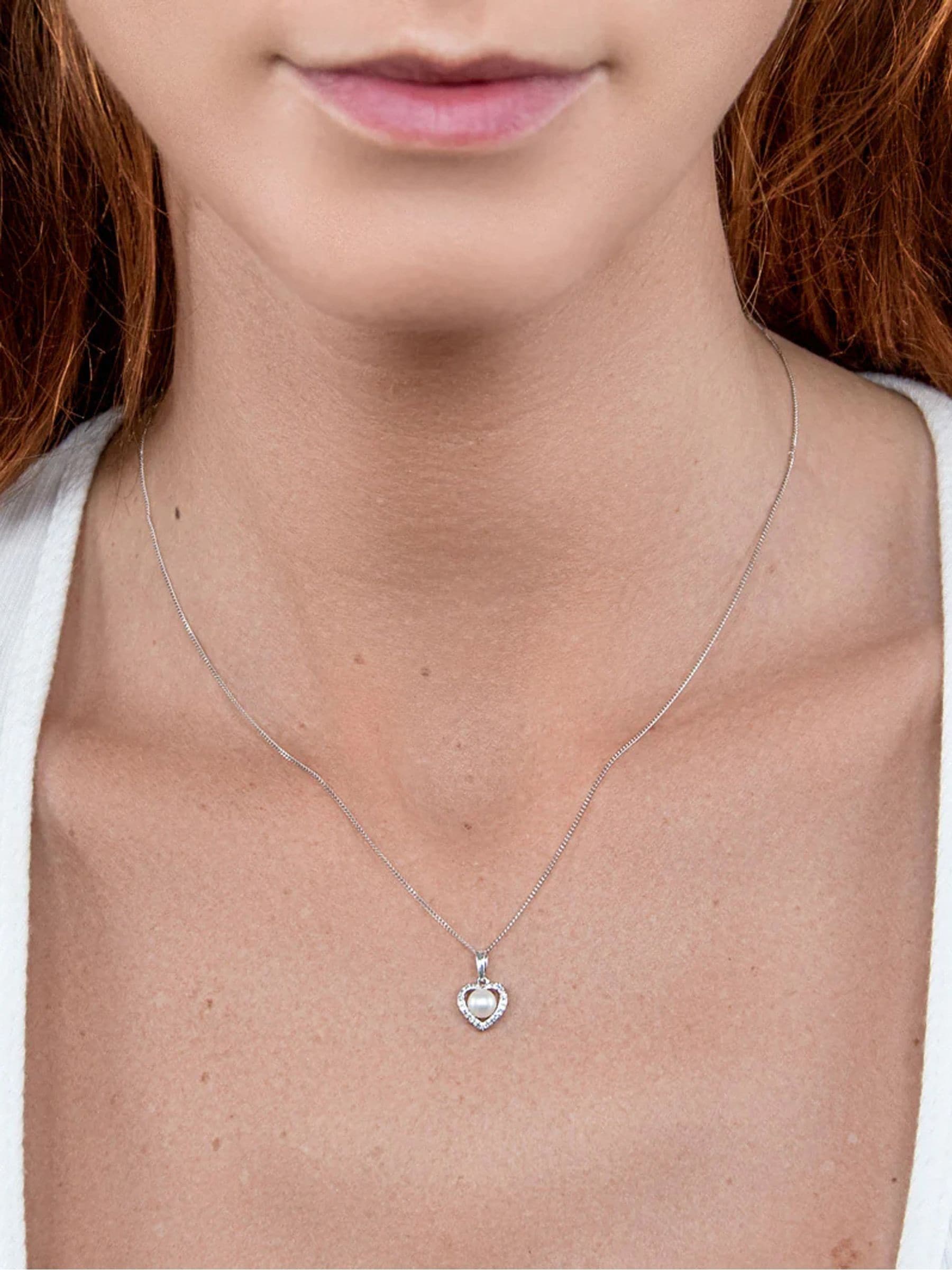 The Diamond Store Stellato pearl diamond pendant, imported from the UK
