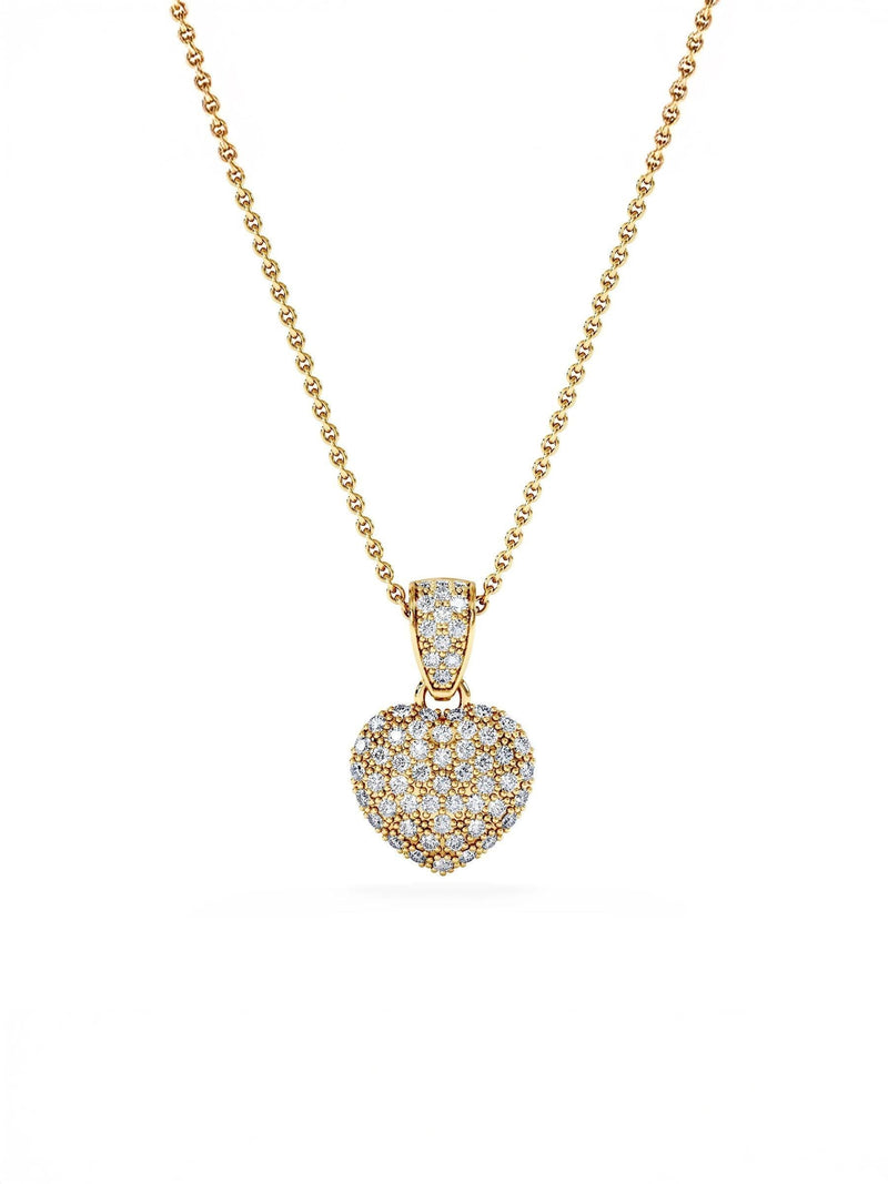 The Diamond Store heart lab diamond necklace 0.50ct - British product