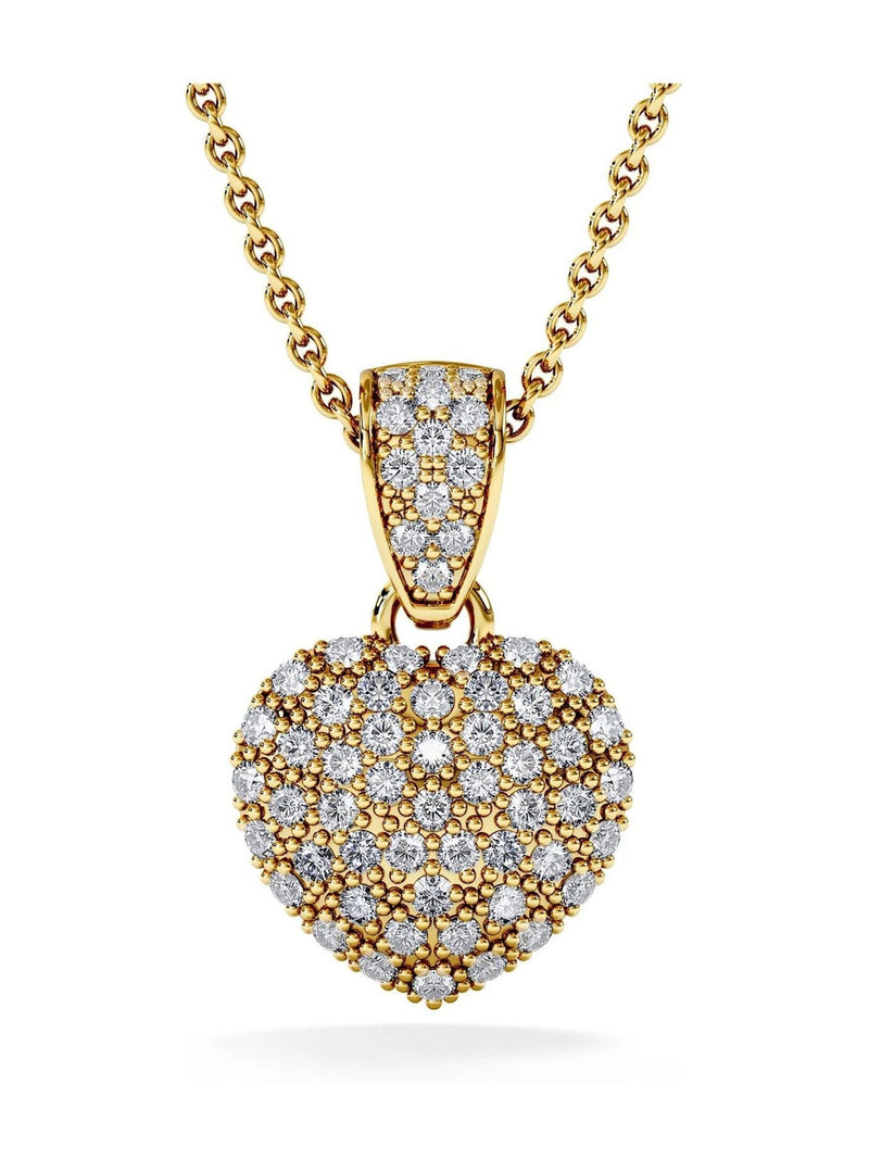 The Diamond Store heart lab diamond necklace 0.50ct - British product