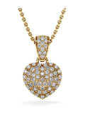 The Diamond Store heart lab diamond necklace 0.50ct - British product