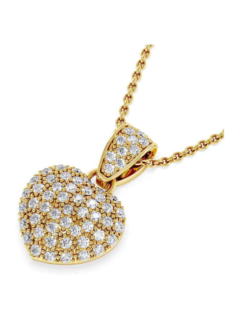 The Diamond Store heart lab diamond necklace 0.50ct - British product