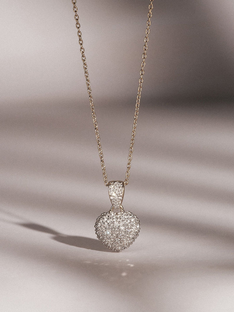 The Diamond Store heart lab diamond necklace 0.50ct - British product