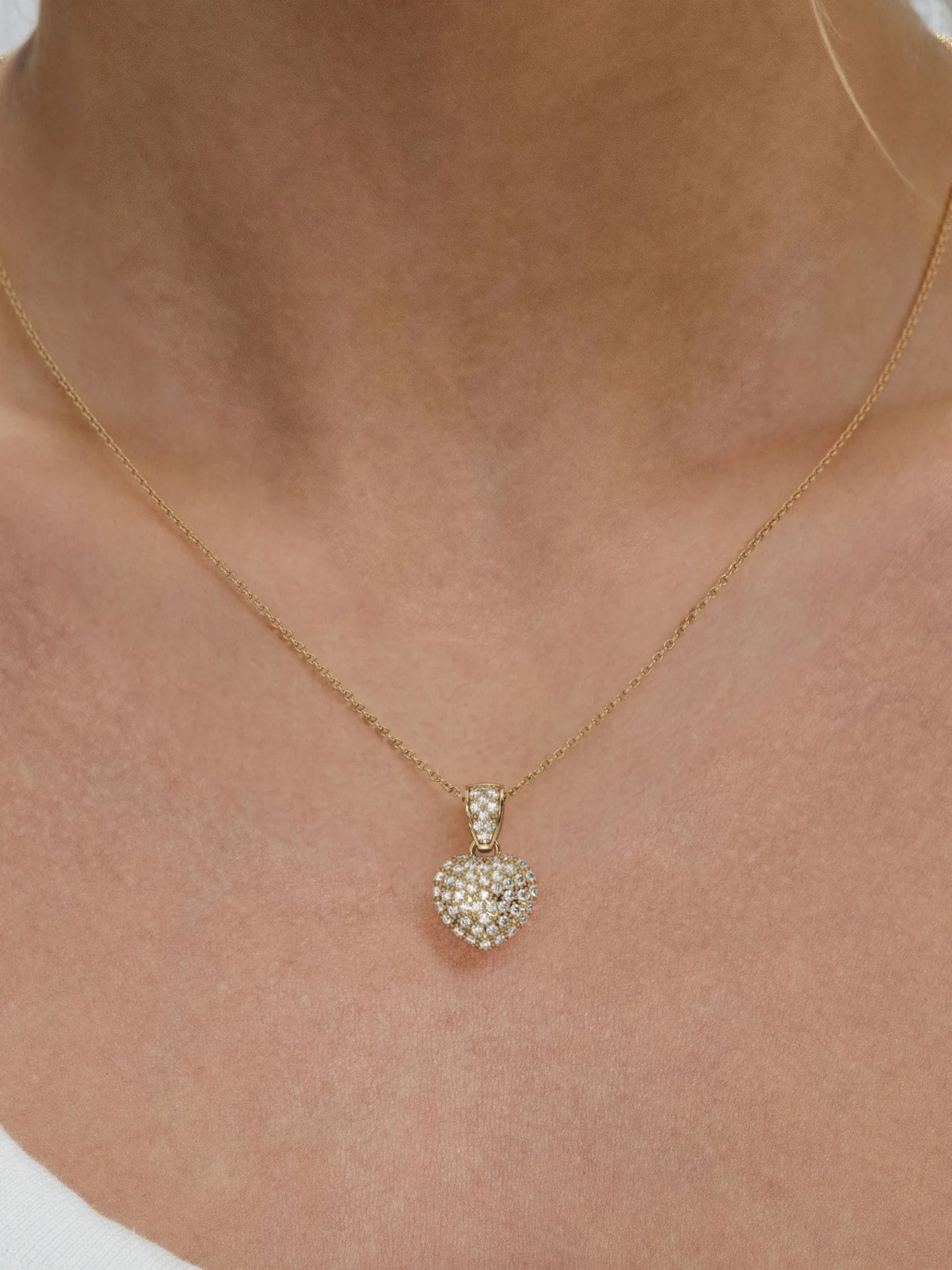The Diamond Store heart lab diamond necklace 0.50ct - British product
