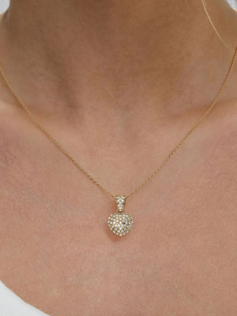 The Diamond Store heart lab diamond necklace 0.50ct - British product