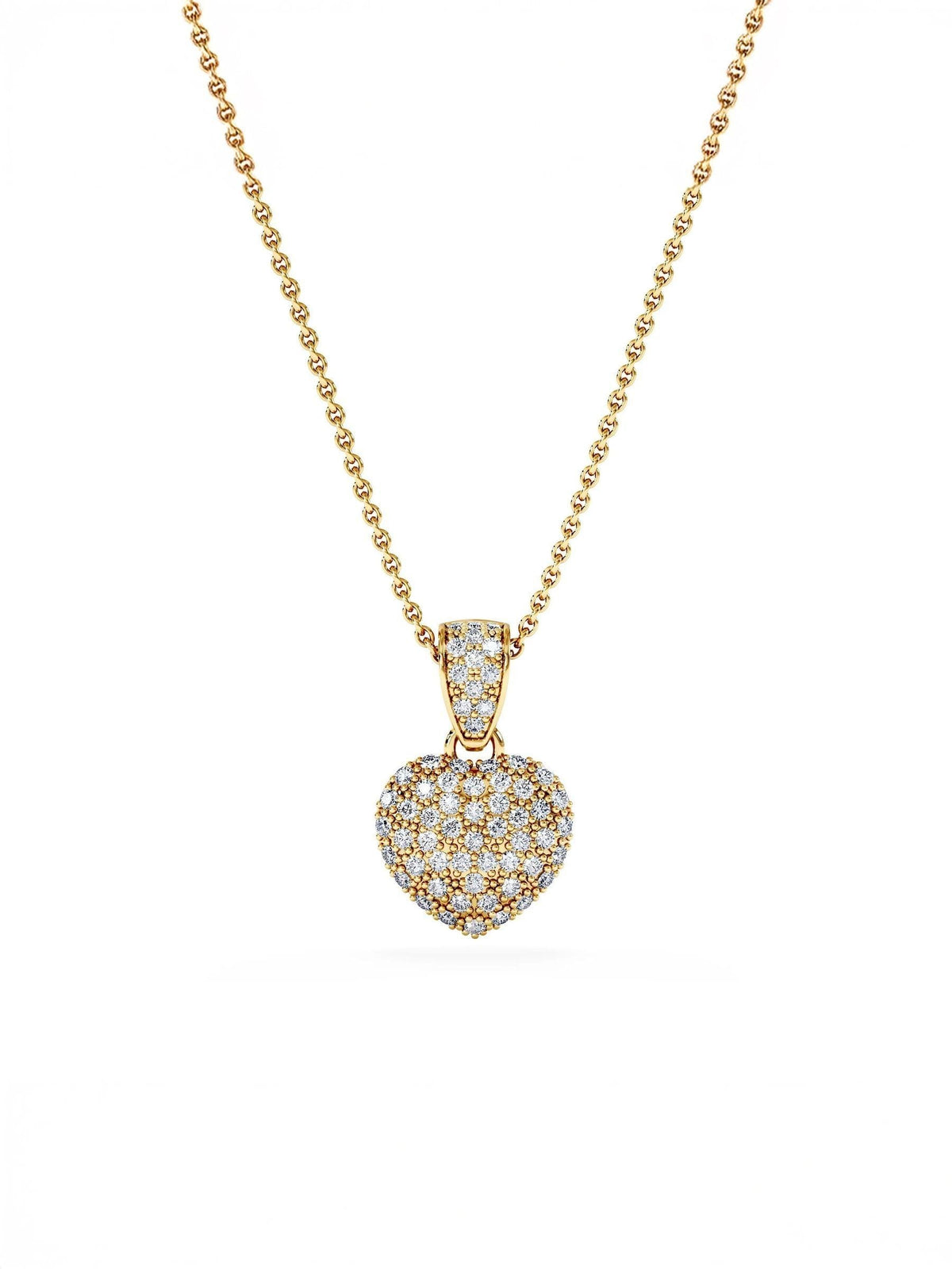The Diamond Store heart lab diamond necklace 0.50ct - British product