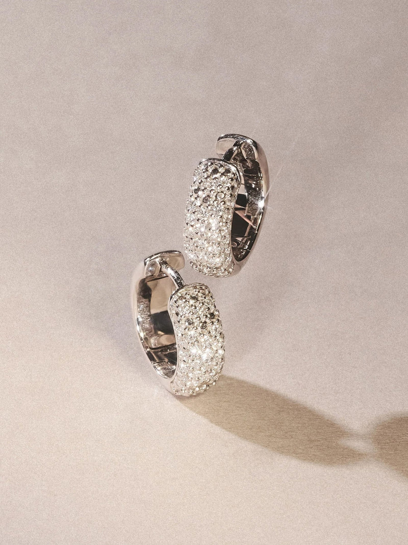 The Diamond Store huggies earrings 0.55ct, imported from the UK