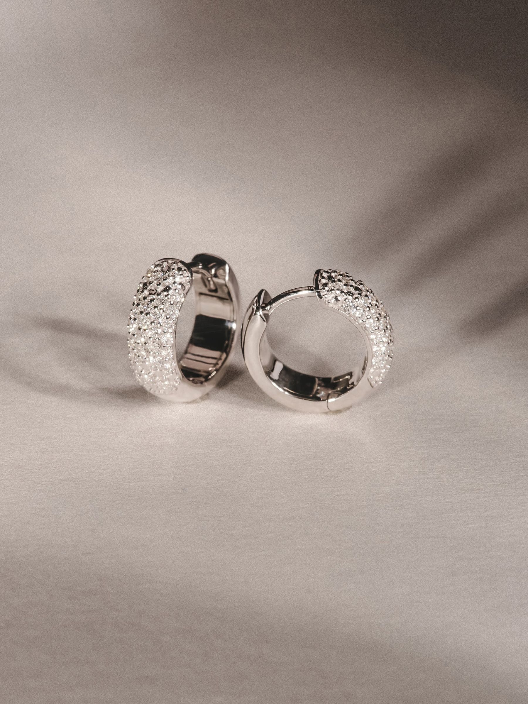 The Diamond Store huggies earrings 0.55ct, imported from the UK