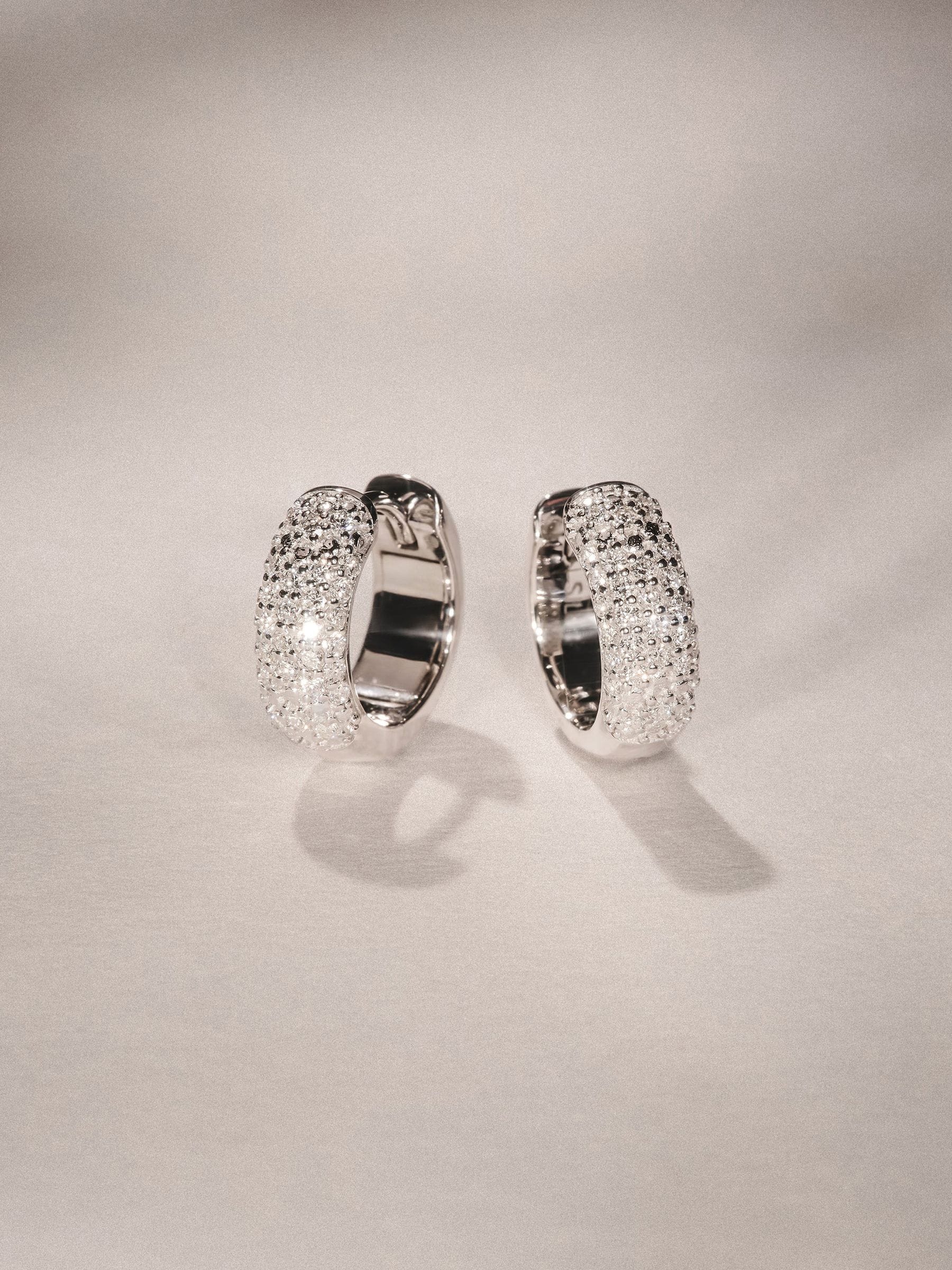 The Diamond Store huggies earrings 0.55ct, imported from the UK