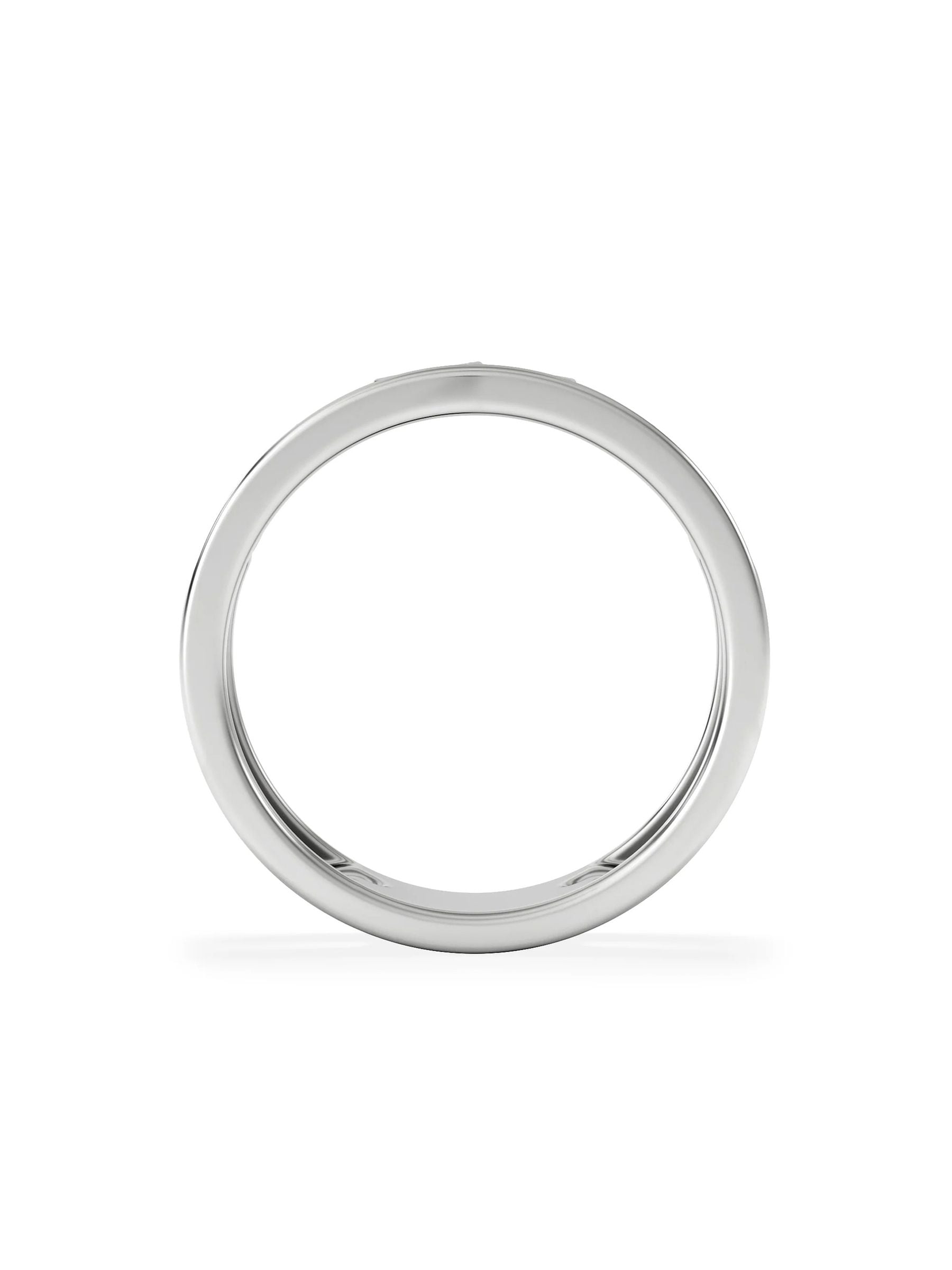 The Diamond Store sterling silver interlocking marquise stacking ring 0.25ct, UK version