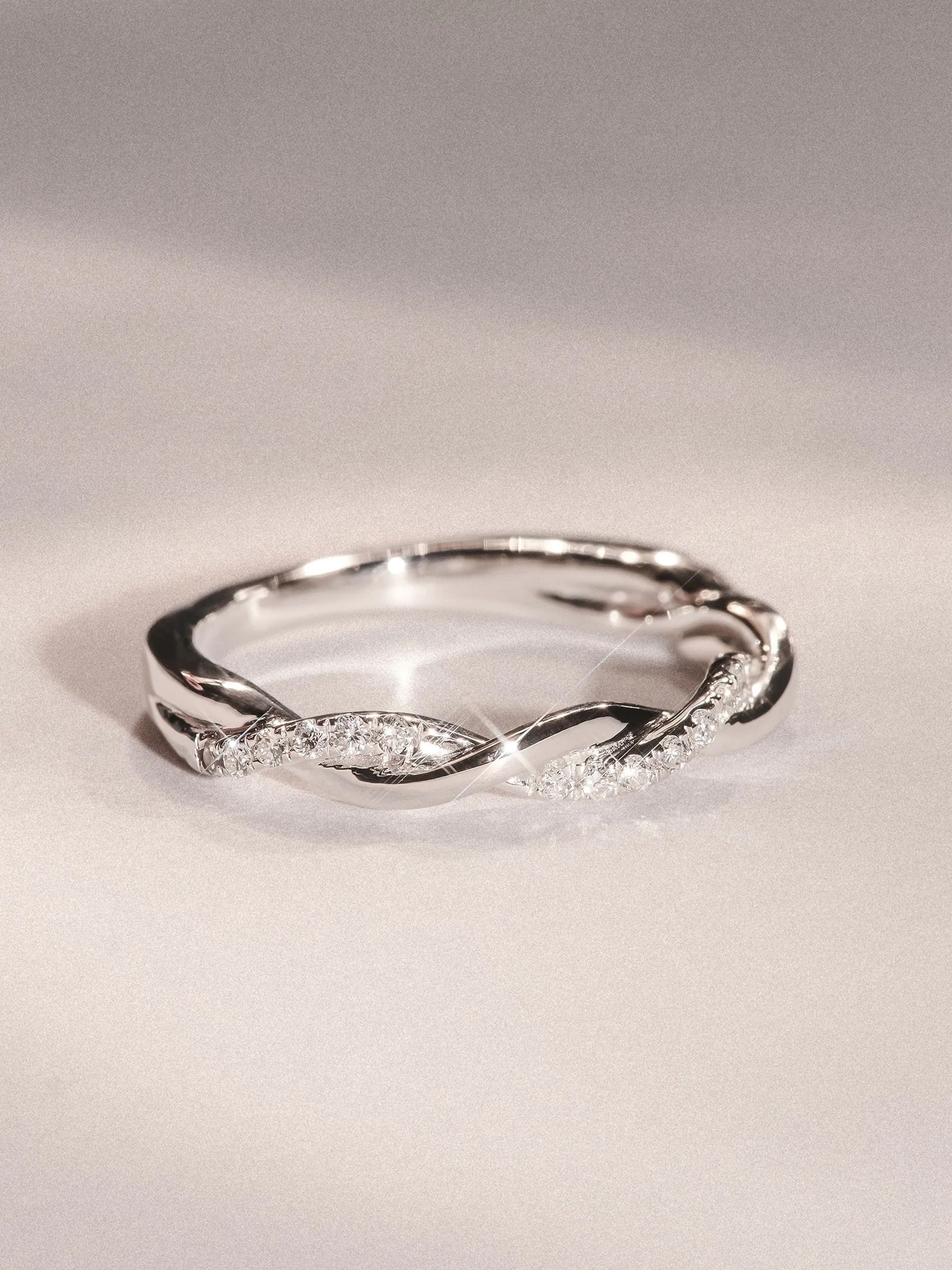 The Diamond Store Celia lab diamond ring 0.15ct - British product