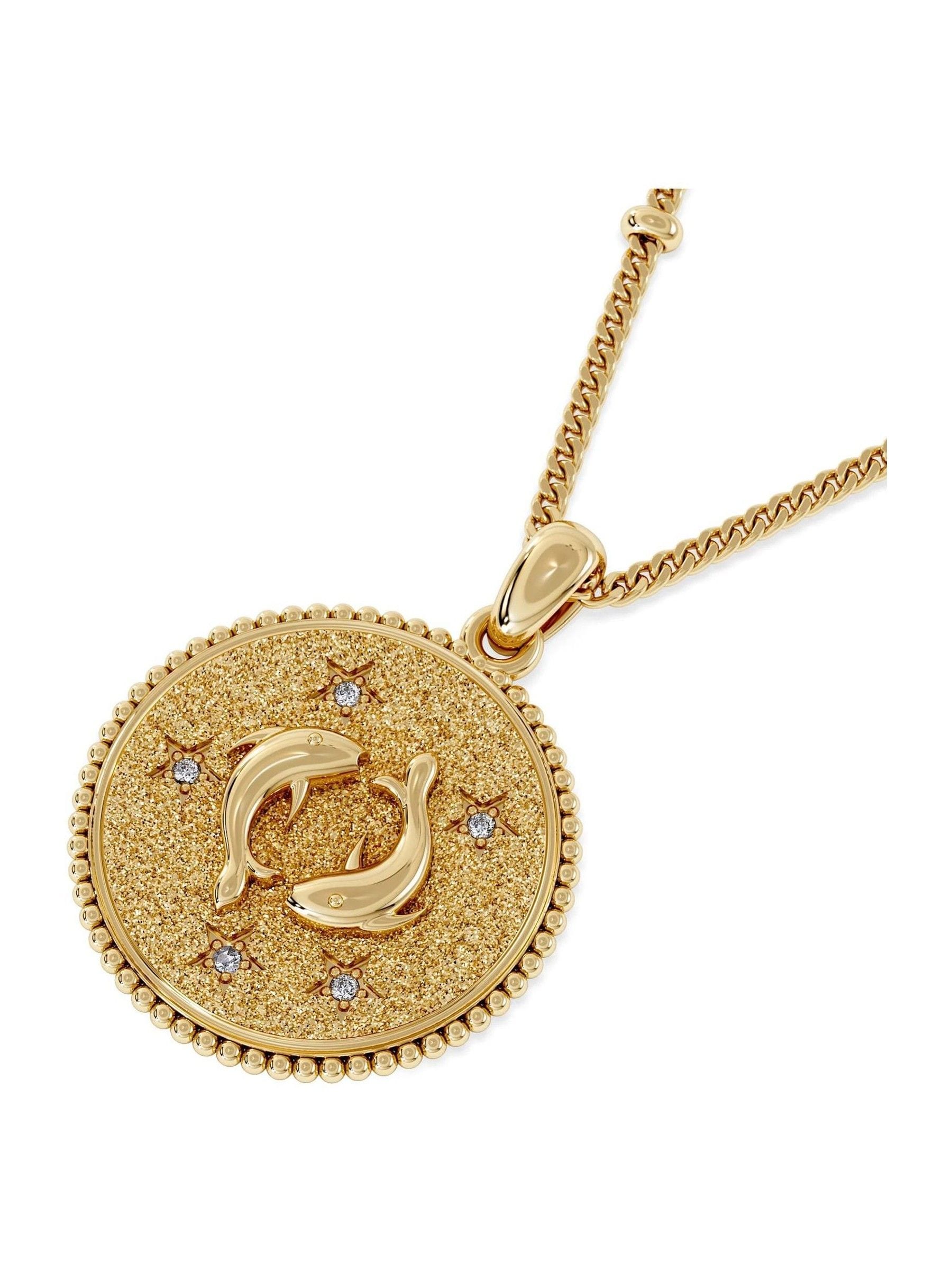 The Diamond Store Pisces zodiac necklace lab grown diamond, UK version