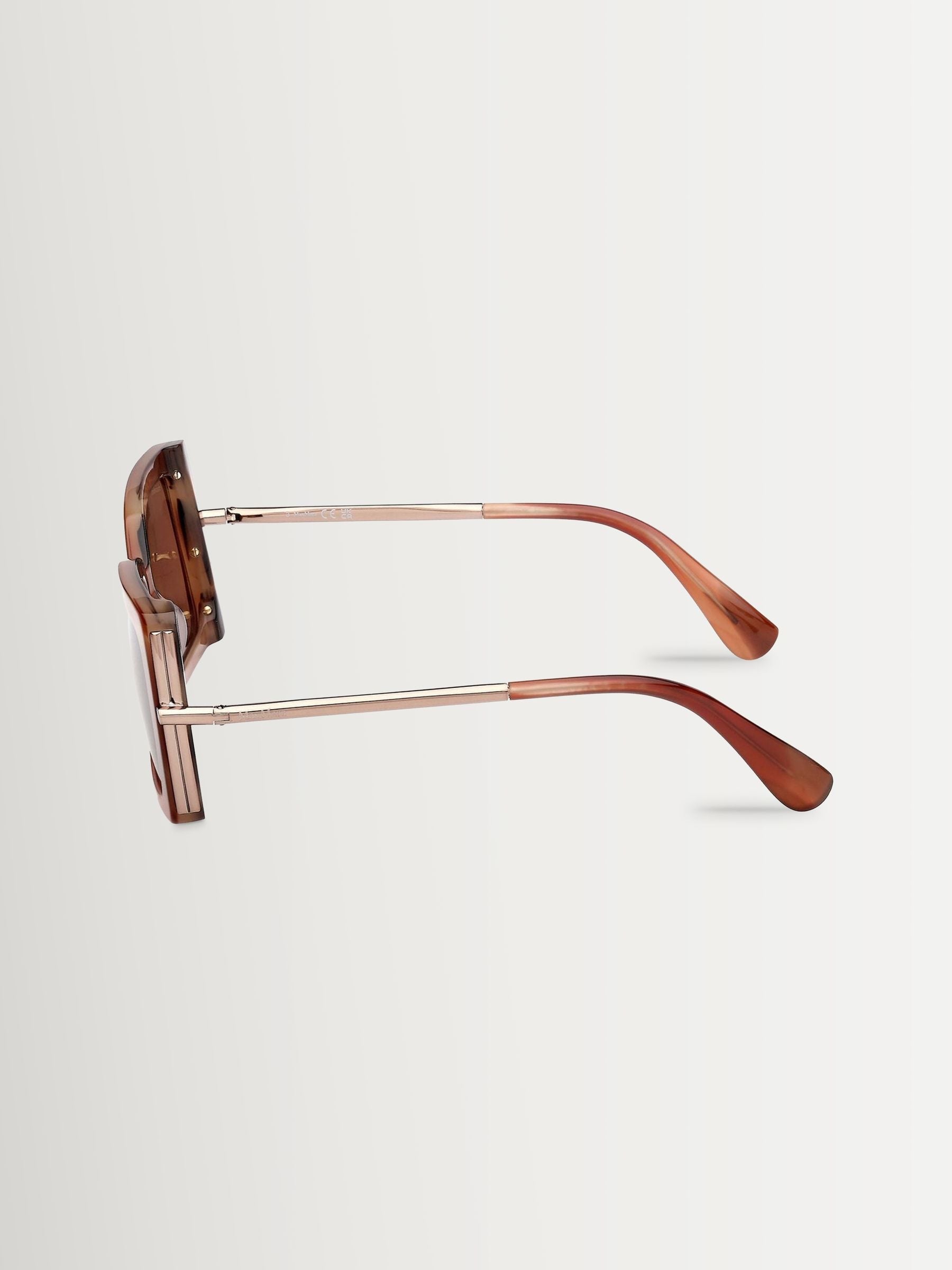 Max Mara red acetate sunglasses - British product