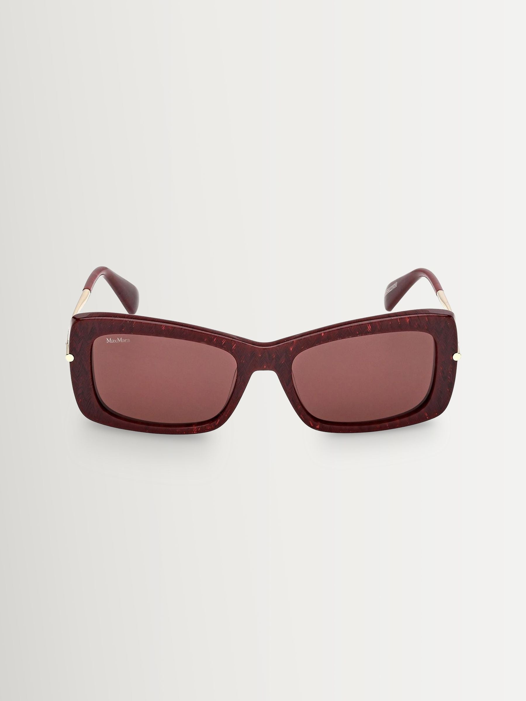 Max Mara brown acetate sunglasses vintage geometric design - British product