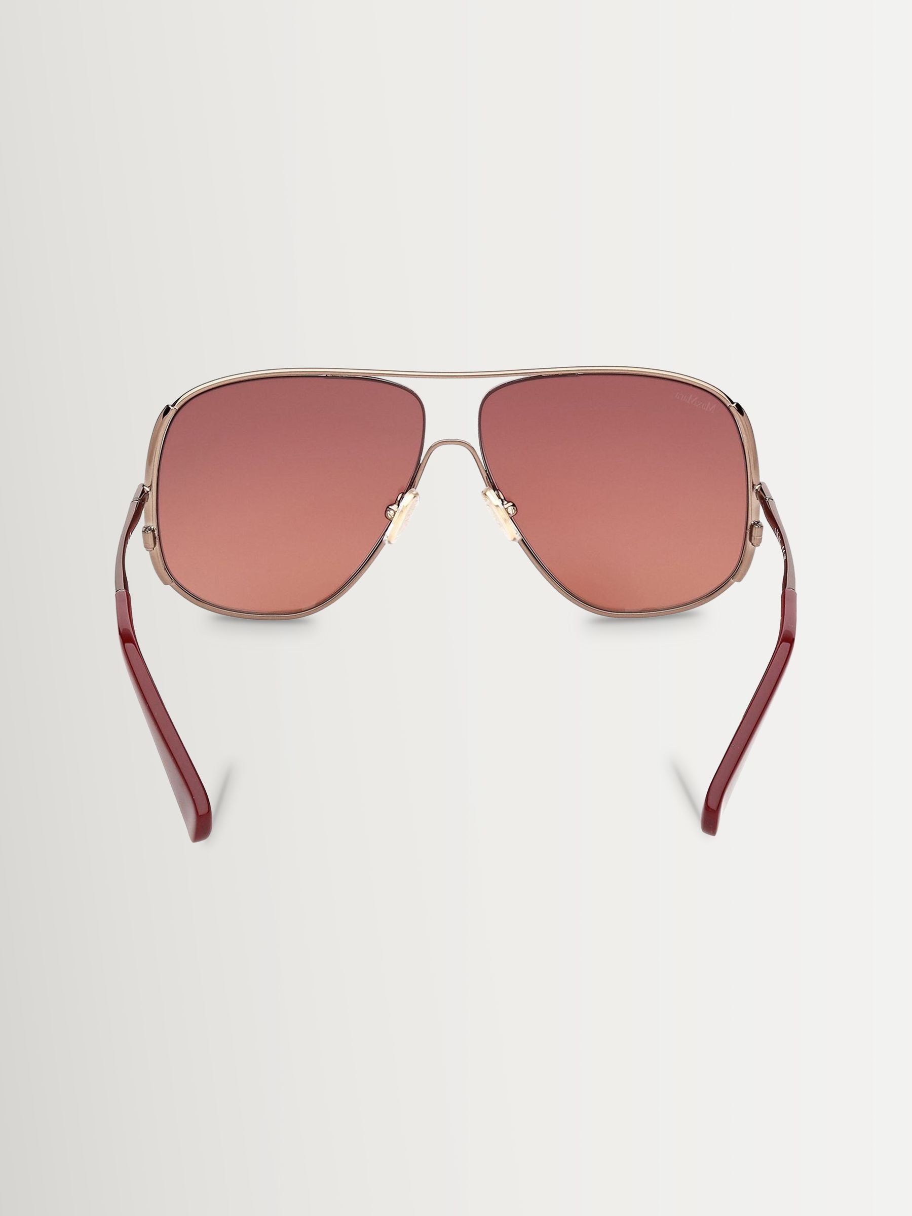 Max Mara gold metal sunglasses, butterfly design, imported from the UK