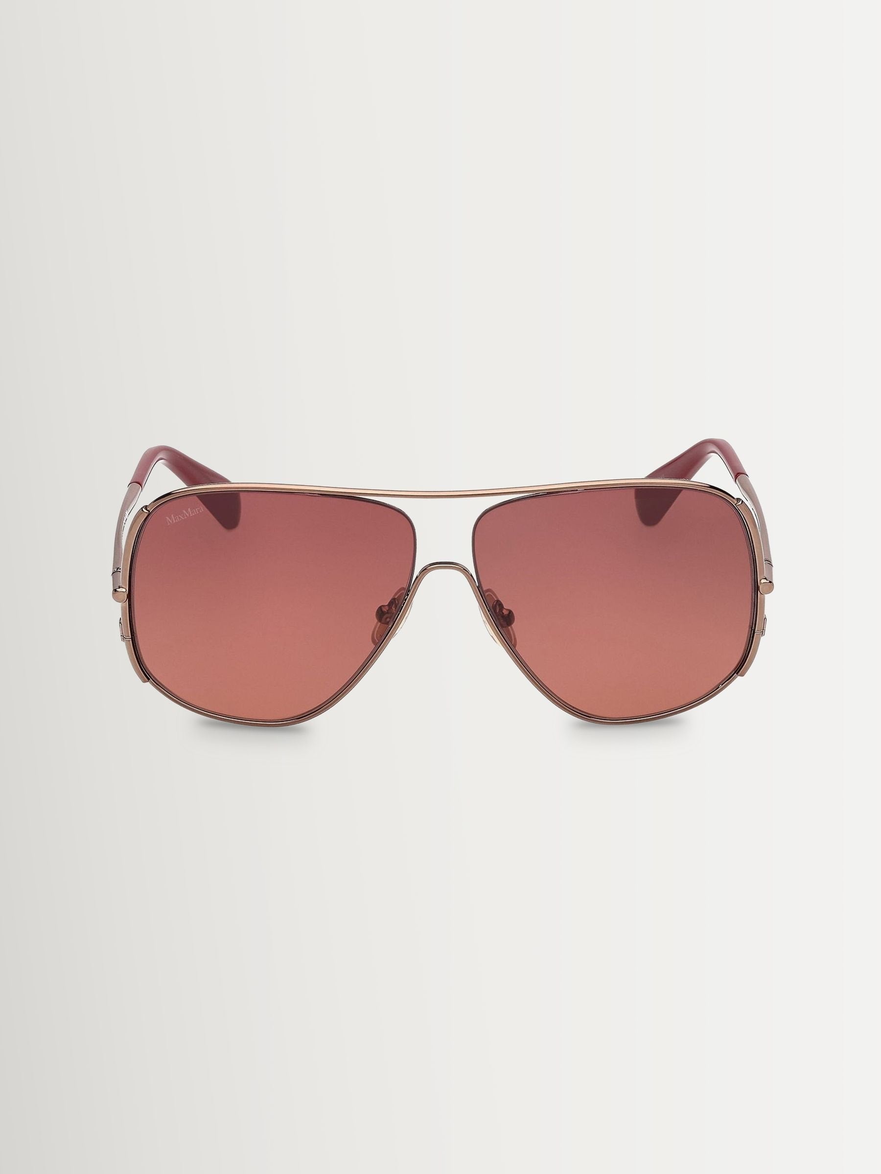 Max Mara gold metal sunglasses, butterfly design, imported from the UK