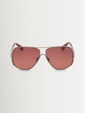 Max Mara gold metal sunglasses, butterfly design, imported from the UK