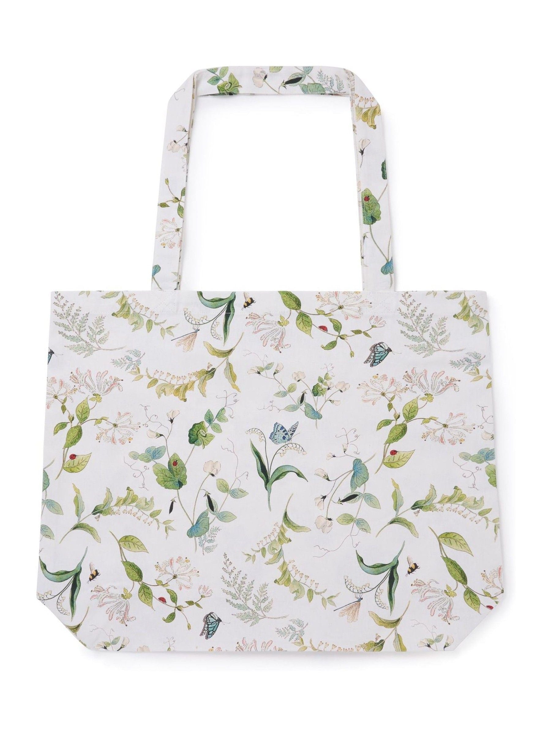 Sophie Allport off white wild floral tote bag (British brand)