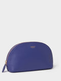 Osprey London Purple Tilly Leather Makeup Bag (British brand)