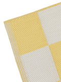 Furn outdoor rug yellow checkerboard 120x180cm (British brand)