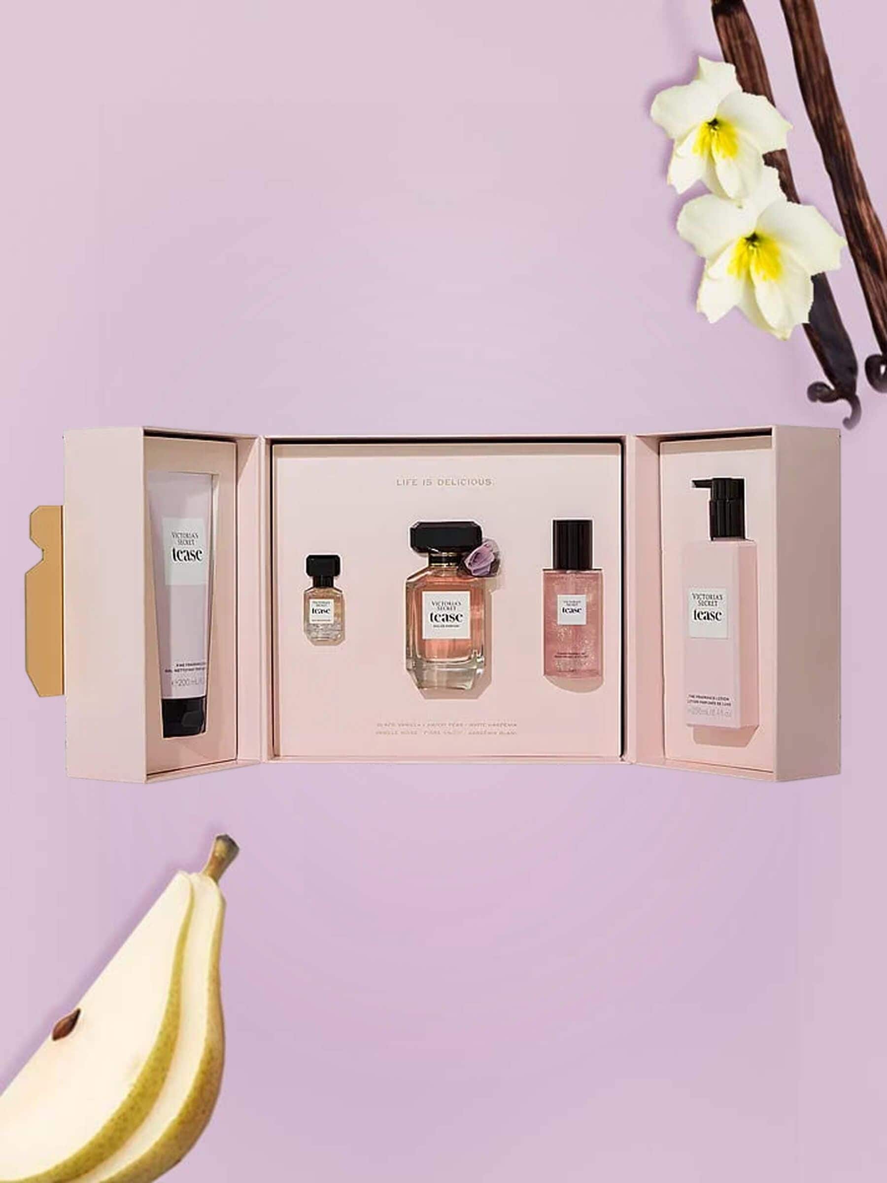 Victoria's Secret Tease 5 Piece Gift Set warm gourmand fragrance (British brand)