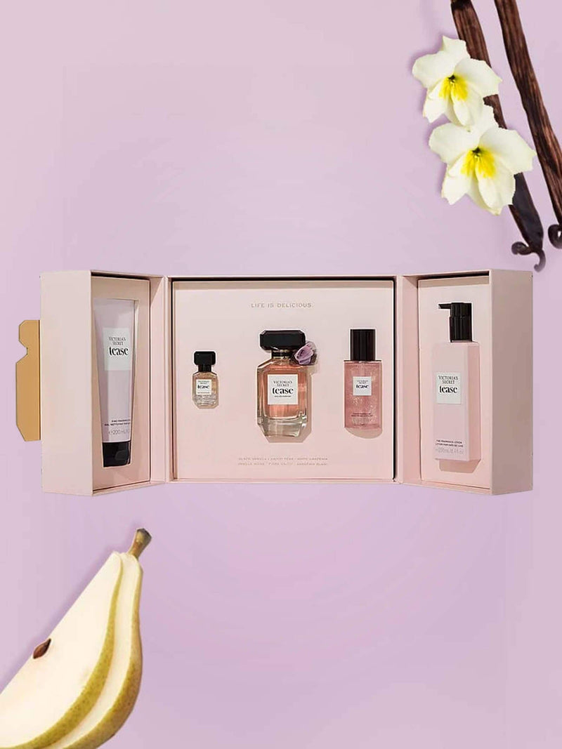Victoria's Secret Tease 5 Piece Gift Set warm gourmand fragrance (British brand)