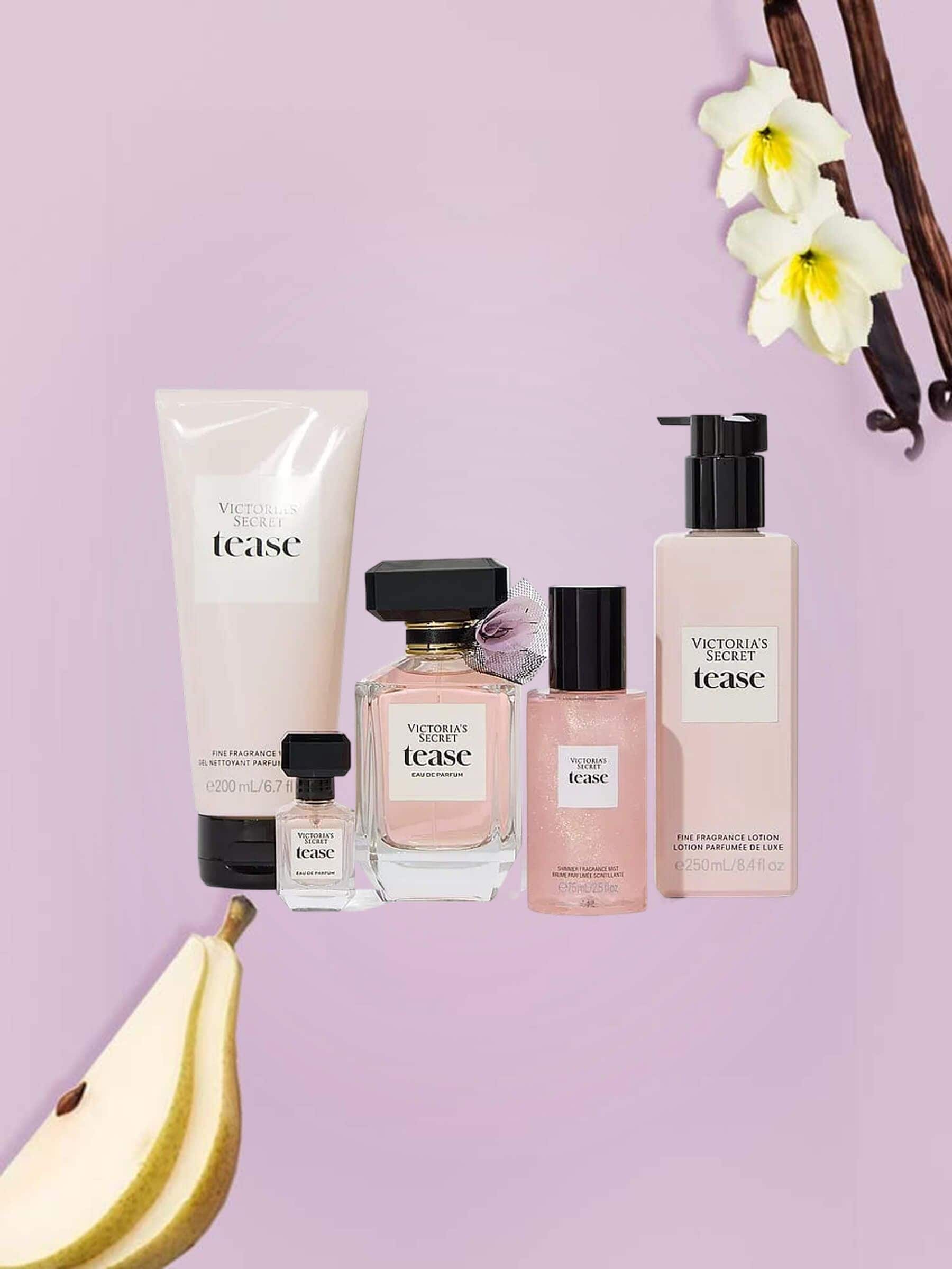 Victoria's Secret Tease 5 Piece Gift Set warm gourmand fragrance (British brand)