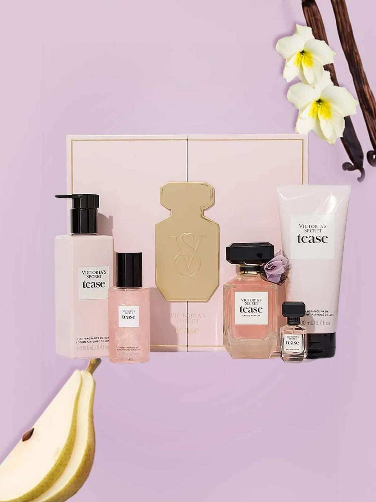 Victoria's Secret Tease 5 Piece Gift Set warm gourmand fragrance (British brand)