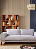 MADE.COM Mint Chocolate Kyria Stripe Wallpaper Sample A4