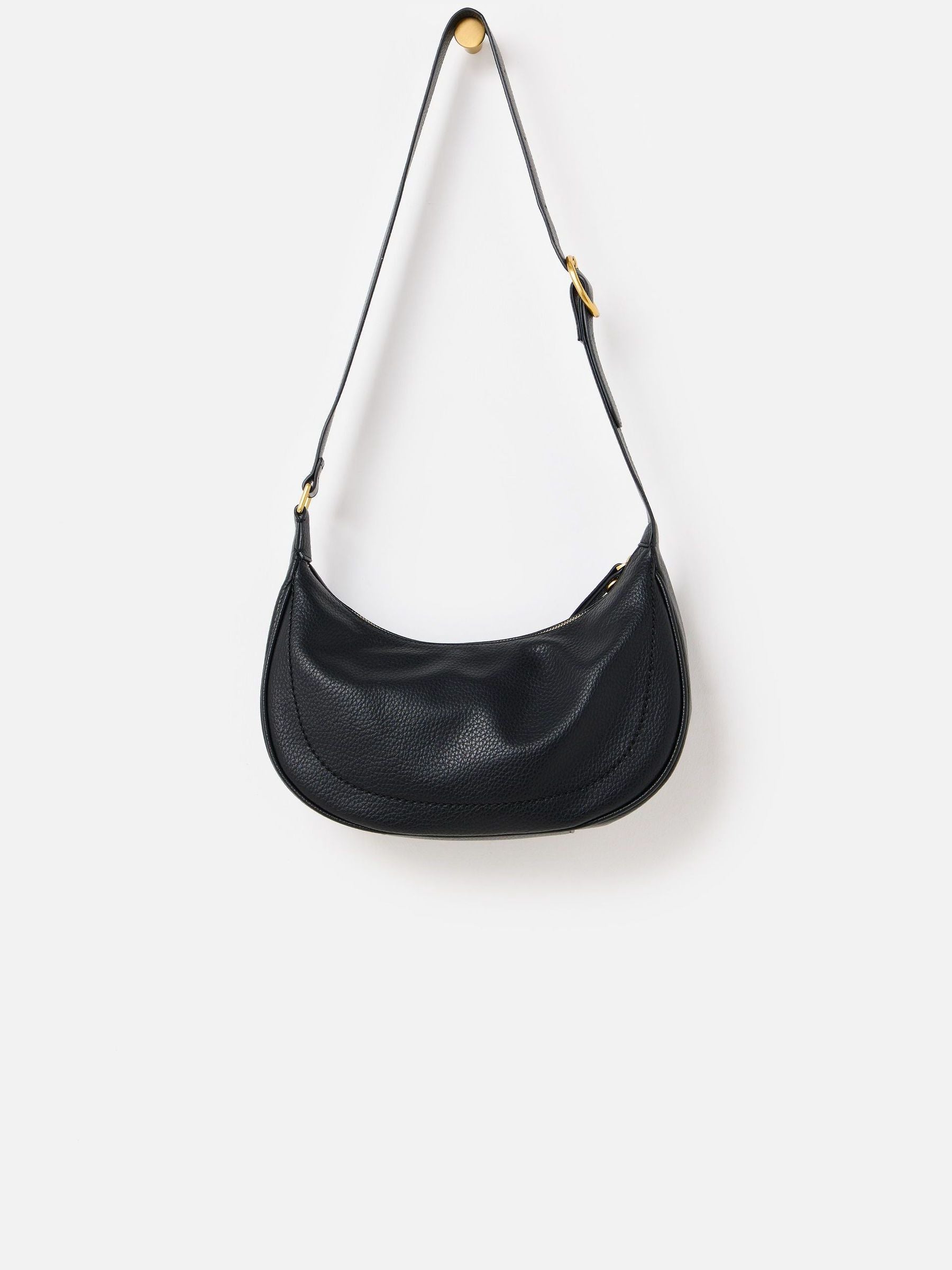 Oliver Bonas black sling crossbody bag 17cm (British brand)