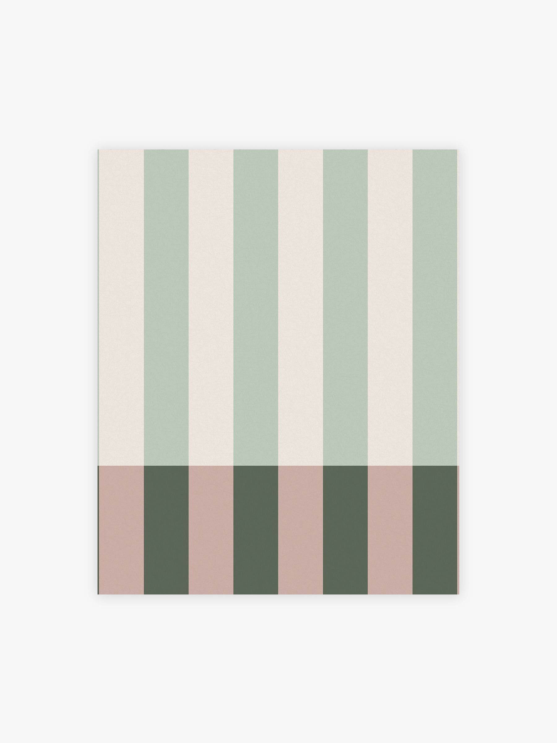 MADE.COM Green and Blush Terri wallpaper 10m roll, imported from the UK