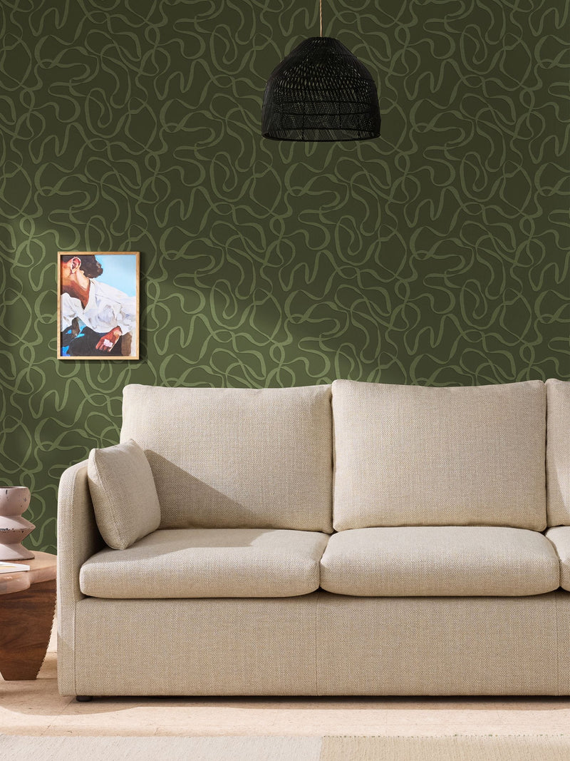 MADE.COM Varri Purple Wallpaper 10m Roll