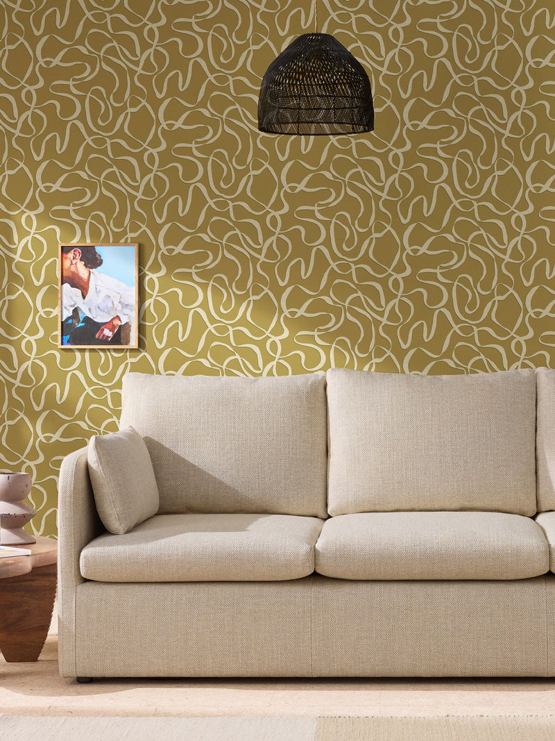MADE.COM Varri Purple Wallpaper 10m Roll