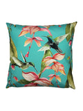 Evans Lichfield Blue Hummingbird outdoor cushion 43x43cm, UK version