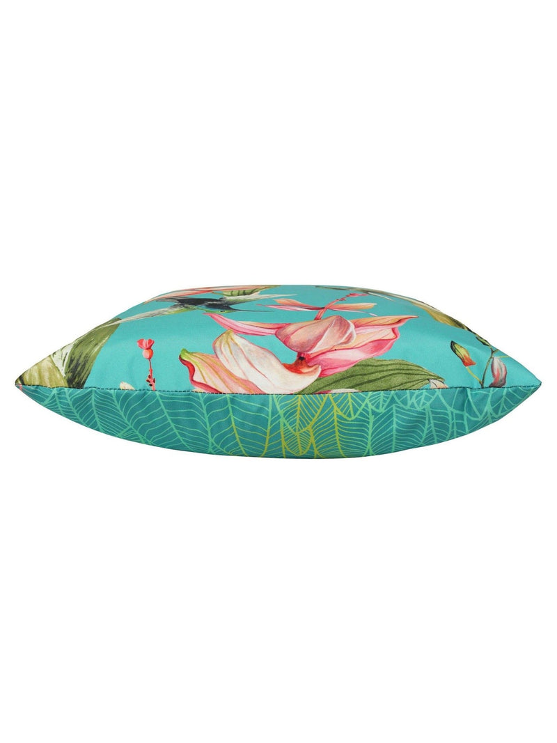 Evans Lichfield Blue Hummingbird outdoor cushion 43x43cm, UK version