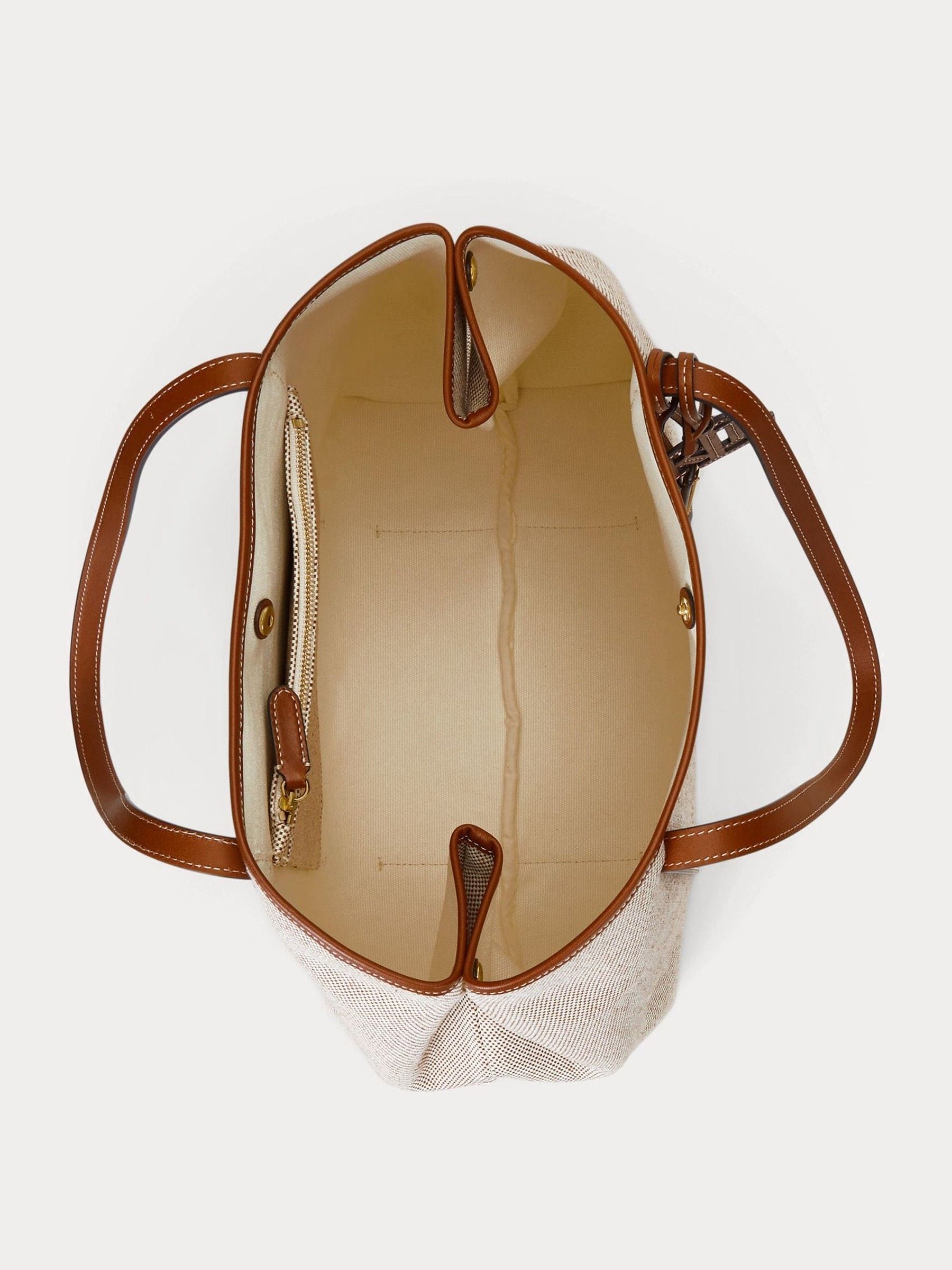 Lauren Ralph Lauren tote bag canvas leather (British brand)