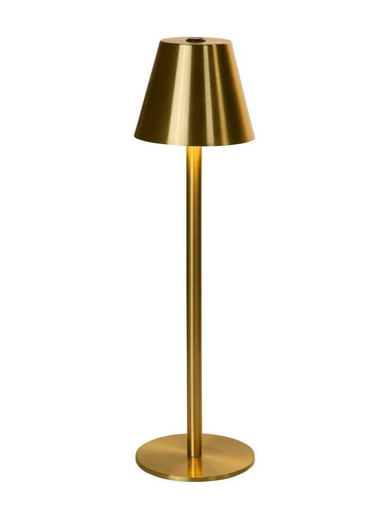 Searchlight brass rechargeable table lamp pack of two, imported from the UK