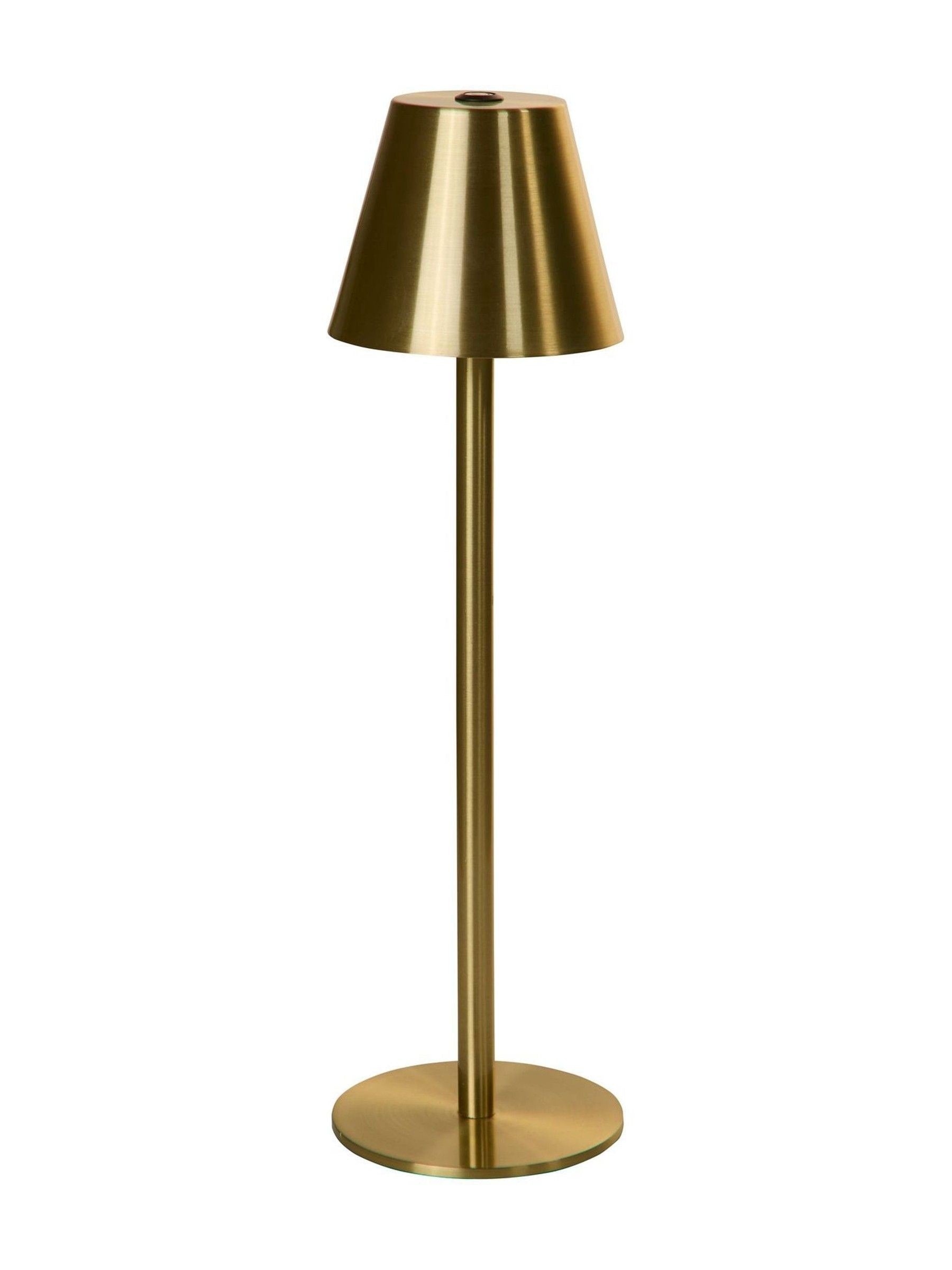 Searchlight brass rechargeable table lamp pack of two, imported from the UK