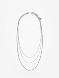 Mint Velvet gold tone triple layered necklace, UK version
