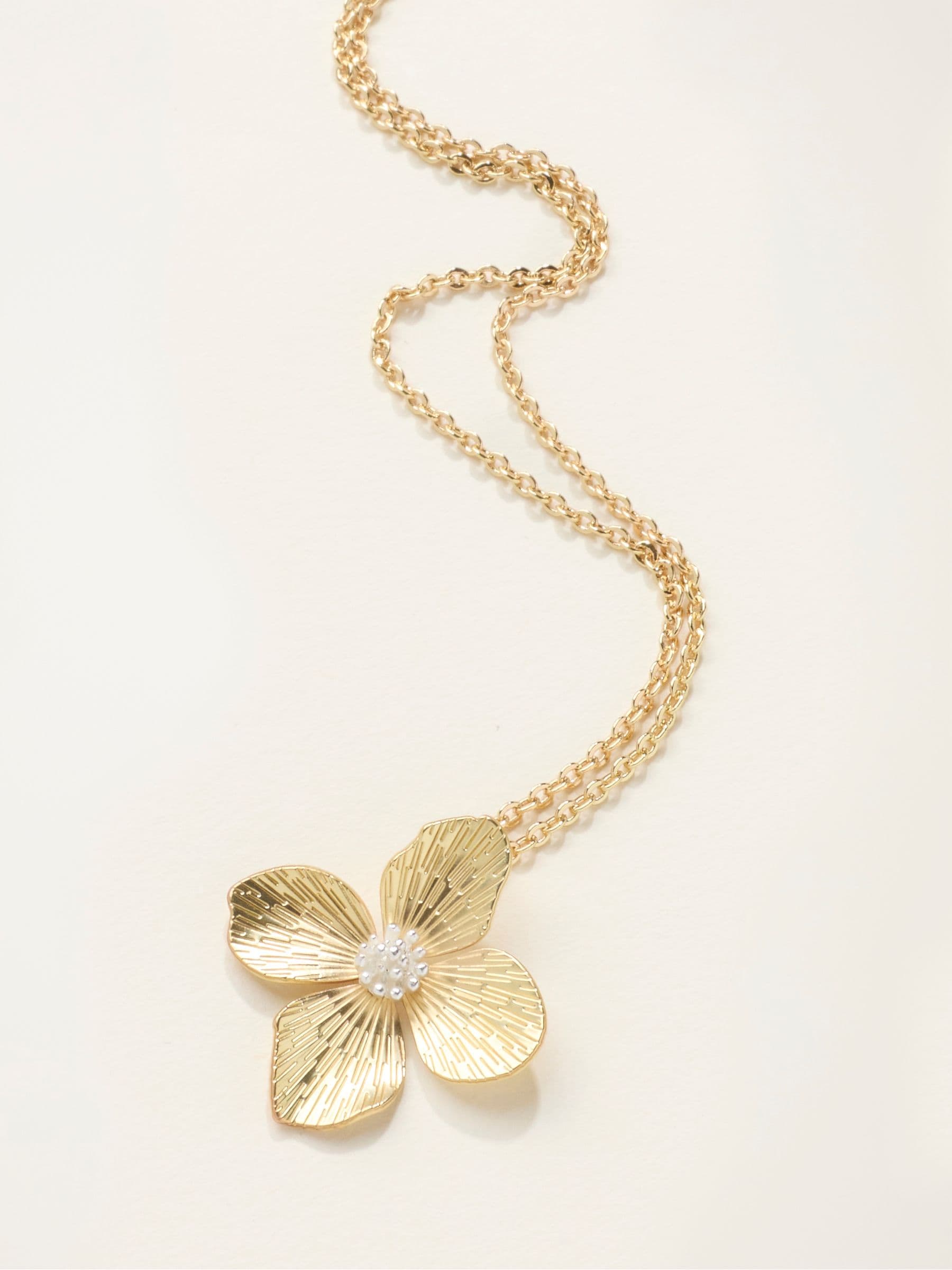 FatFace flower necklace 22cm, UK version