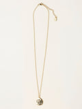 FatFace engraved gold tone necklace 24.5cm (British brand)