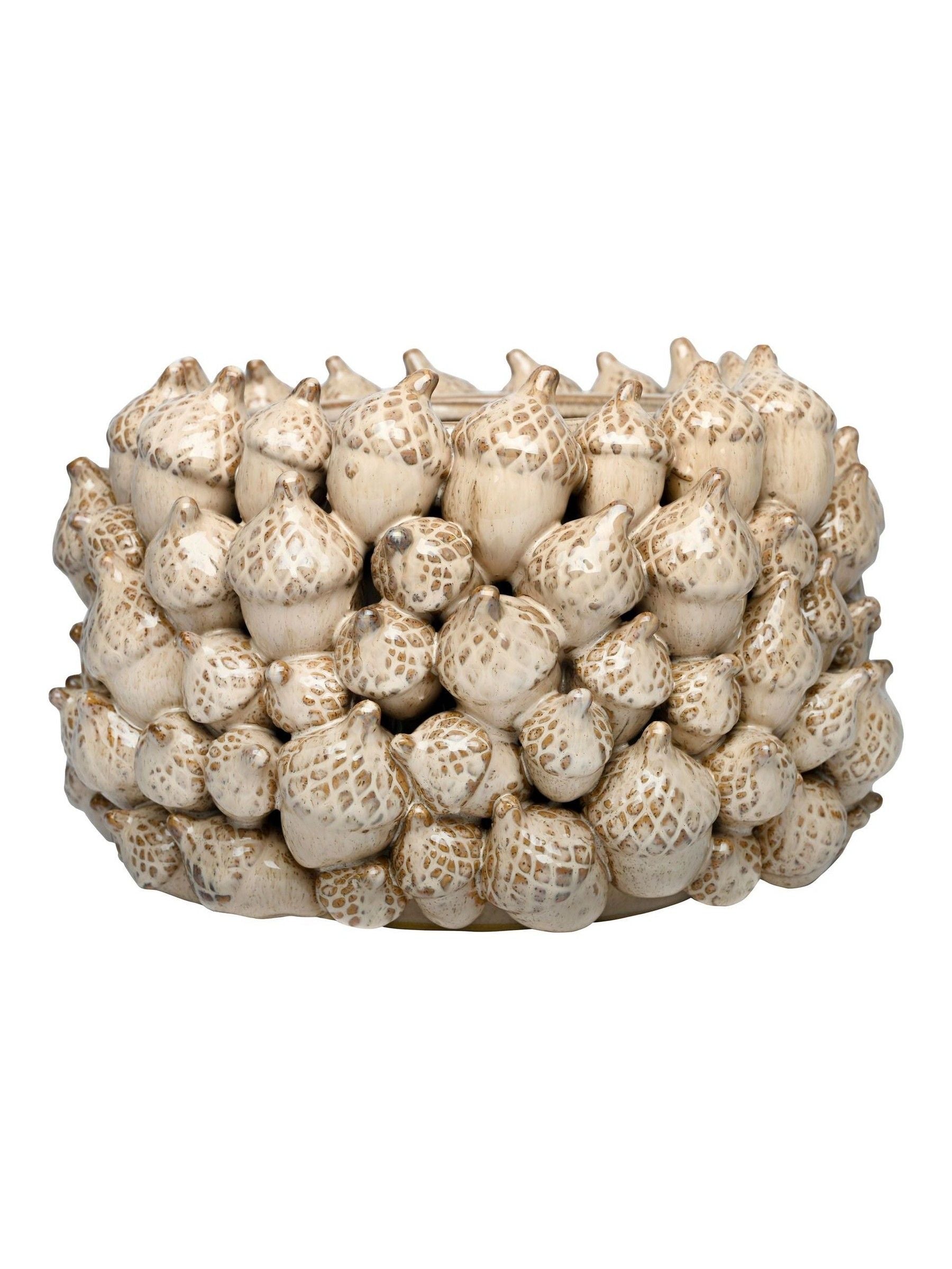 Libra Interiors cream acorn cluster planter, UK version
