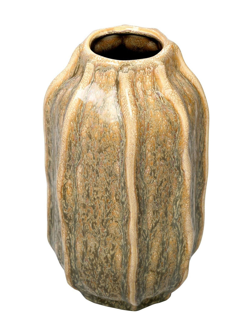 Libra Interiors vase Cream Colston Reactive Glaze Large (British brand)