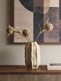 Libra Interiors vase Cream Colston Reactive Glaze Large (British brand)